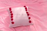Pink Pom Pom - Cushion Covers